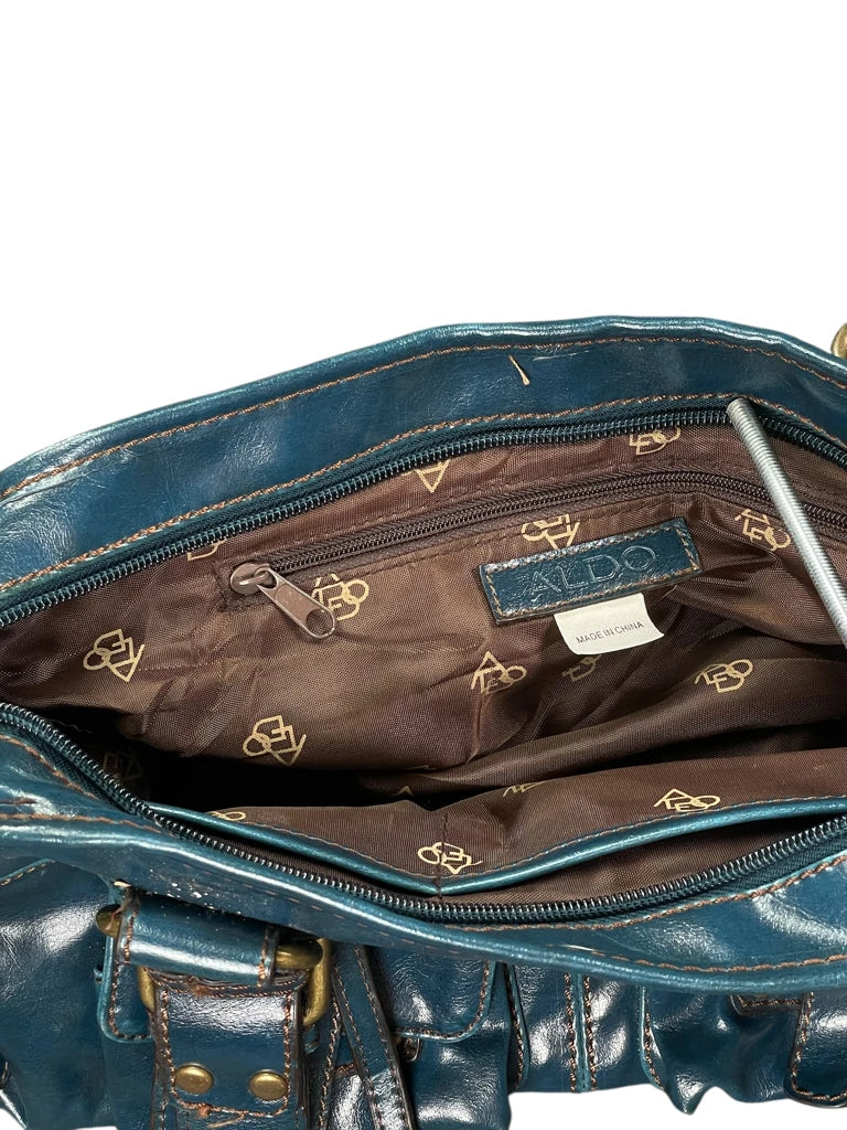 Aldo Blue Pocket Zip Handbag (ONESIZE)