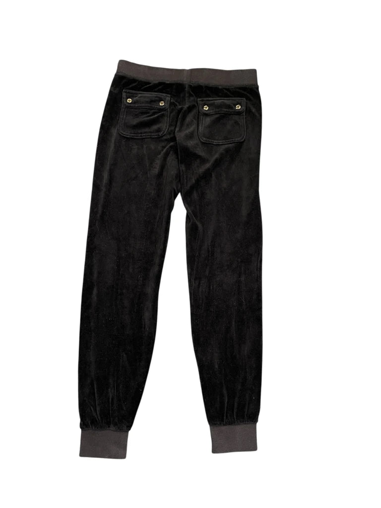 Juicy Couture Black Velour Pants (XS)