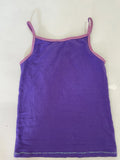 Purple Graphic Ribbed Camisole (XS)
