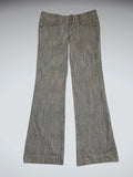 Grey Textured Wide-Leg Suit Pants (M)