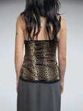 jaguar print top (S)