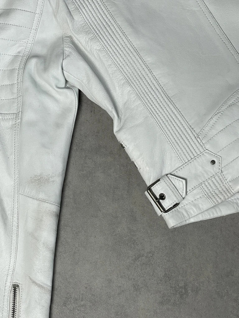 White Leather Jacket