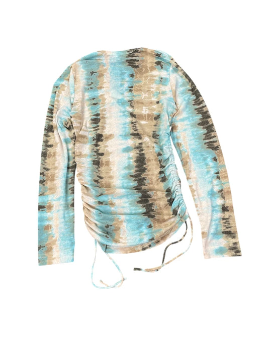 Karen Kane turquoise washed B-cut top (M)