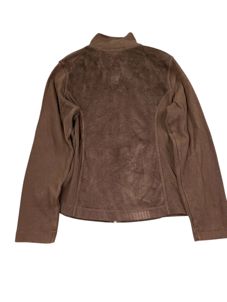 Polo Ralph Lauren Brown Zip Up Sweater Jacket (M)