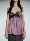 purple lingerie top (M)