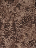 Rebellious Dreamer Boho Brown Floral Top (XS)