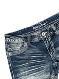 Ariya Jeans Distressed Vintage Denim Hotpants (M)