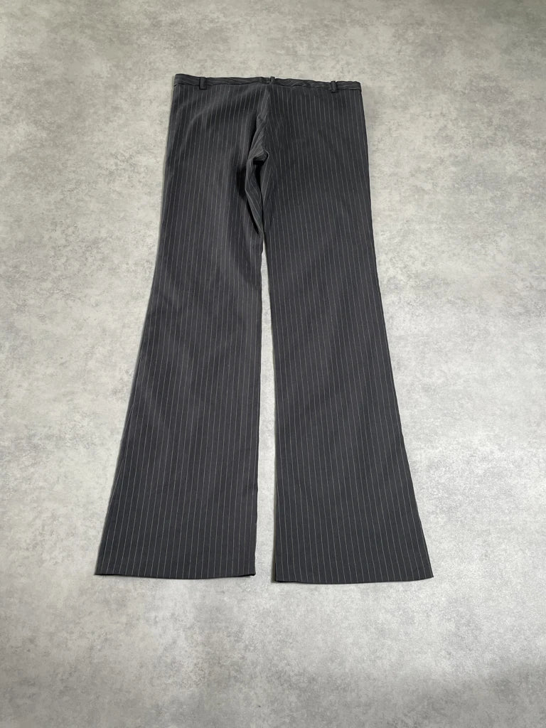 striped elegant pants (L)