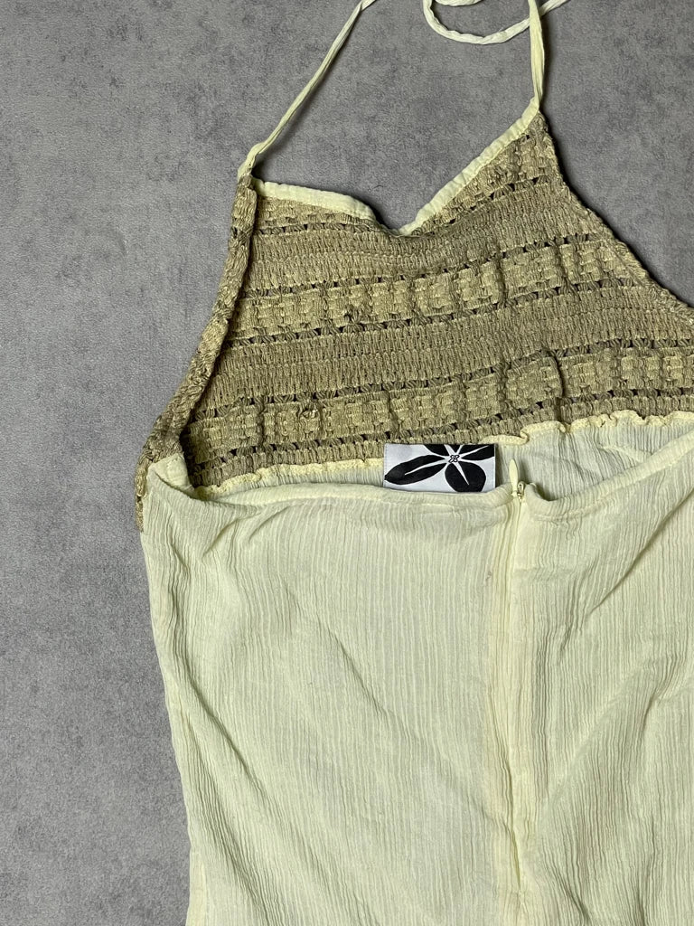 beach knit and cotton top