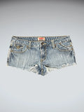 Nobo Light Wash Distressed Denim Hotpants (L)