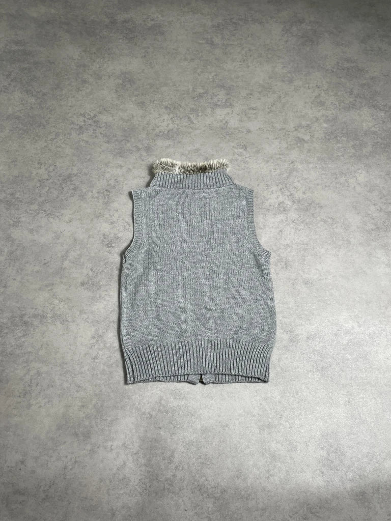 fur gilet (S)