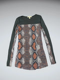 Weston Wear grey snakeskin top (S)