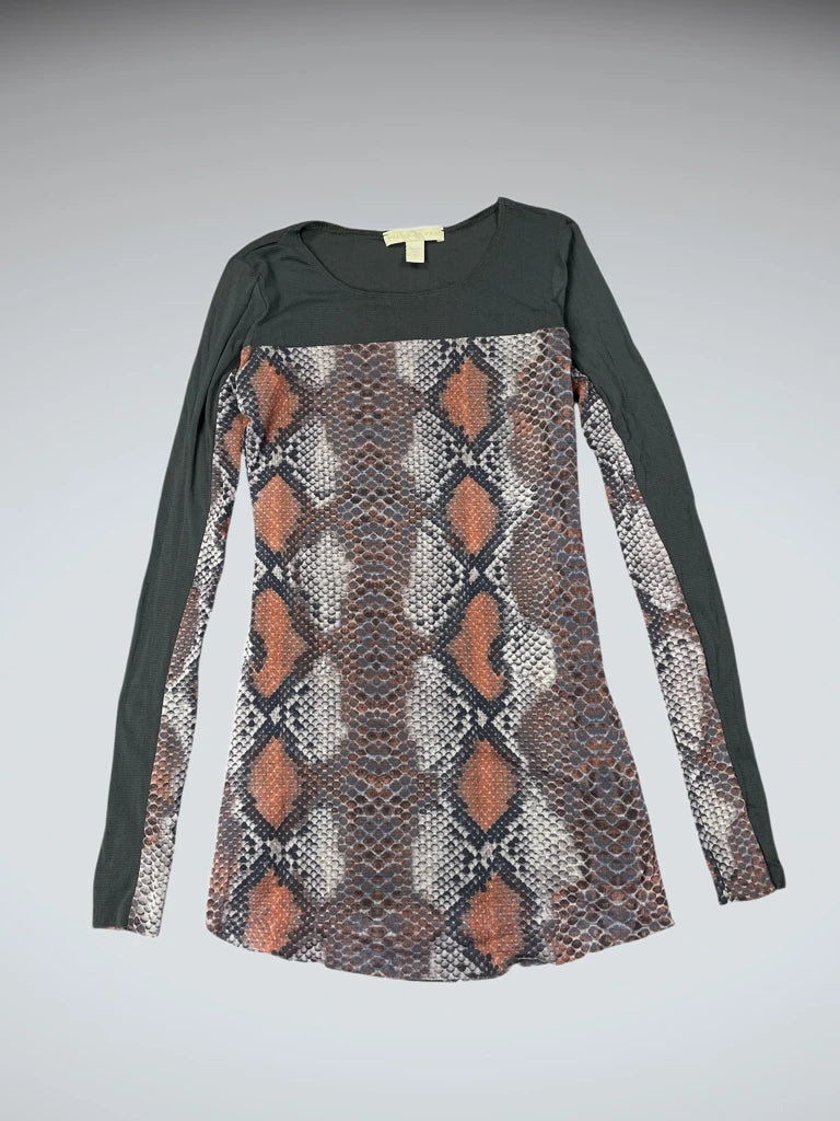 Weston Wear grey snakeskin top (S)