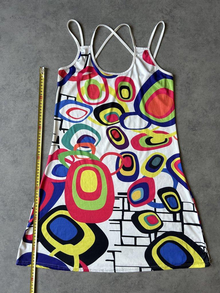 Colorful patterned dress