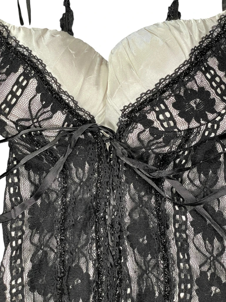 Pink Flower Dessous Top (XS)