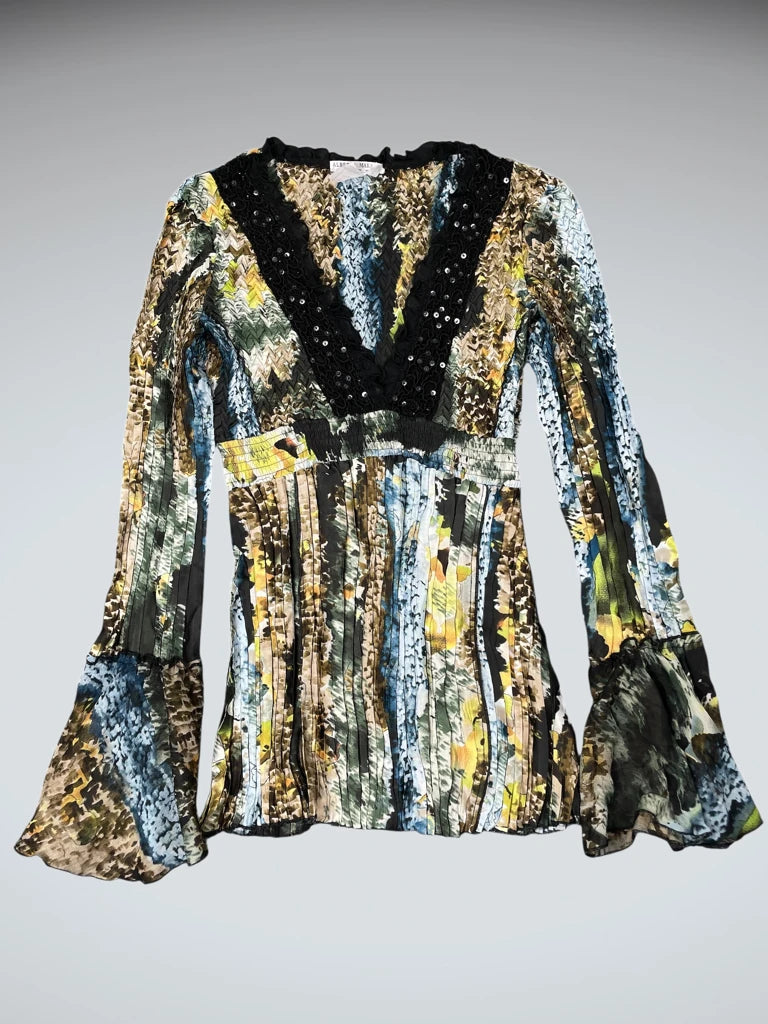 Alberto Makalli Colorful Dress Top (L)