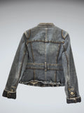 Vintage Blue Denim Jacket Women (S)