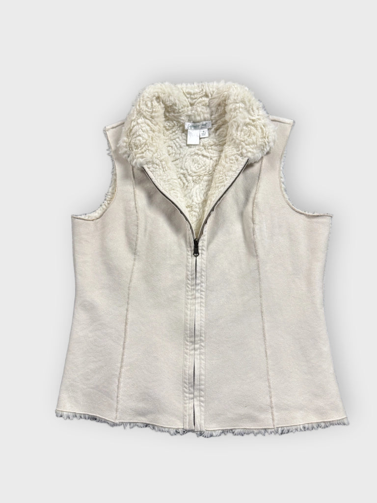 Goldwater Creek Beige Vintage Vest Women (M)