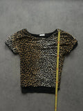 Leopard print top
