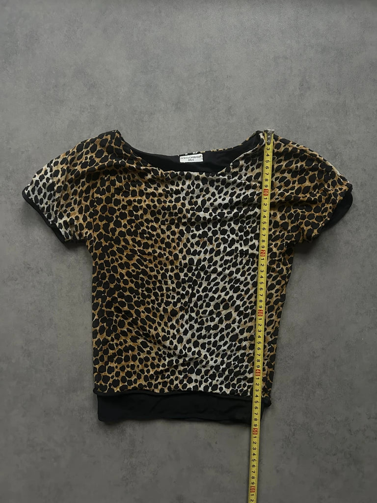 Leopard print top