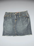 The Limited Blue Denim Skirt with Yellow Stitching (M)