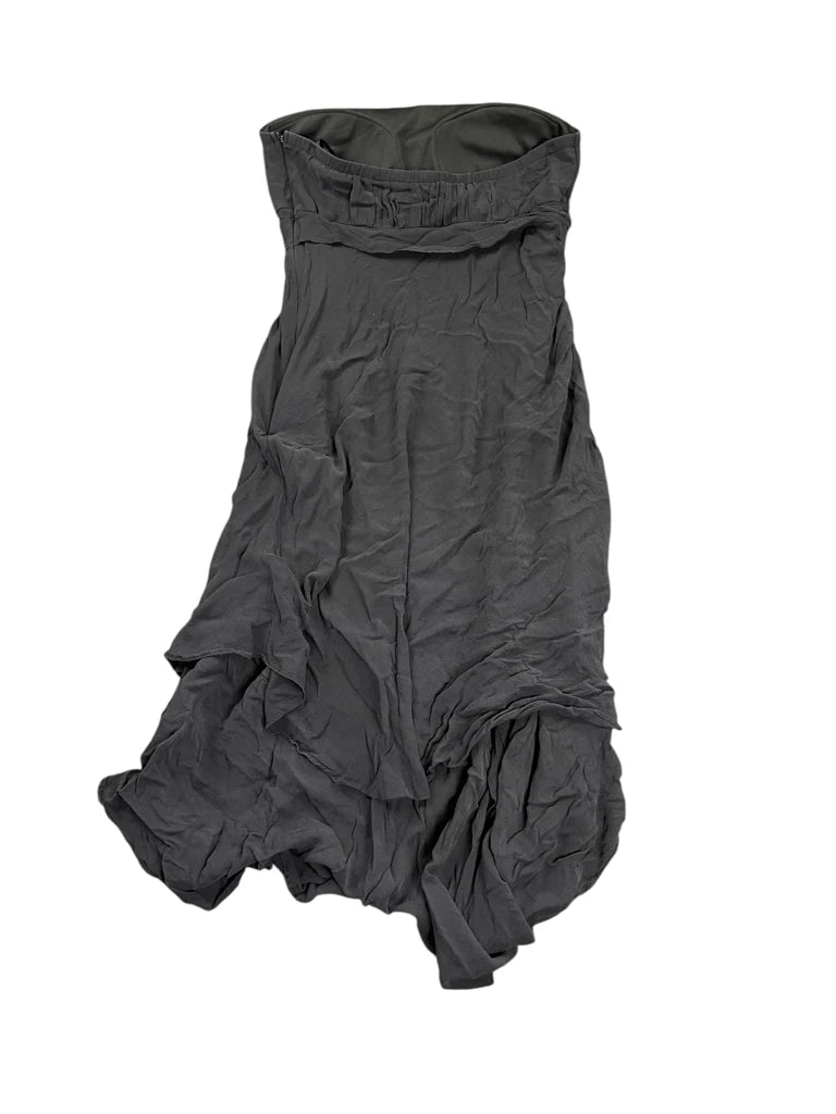 Midnight Grace Fitted Black Dress (S)
