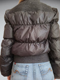 Black puffer jacket