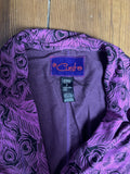 Purple Blazer with Print
