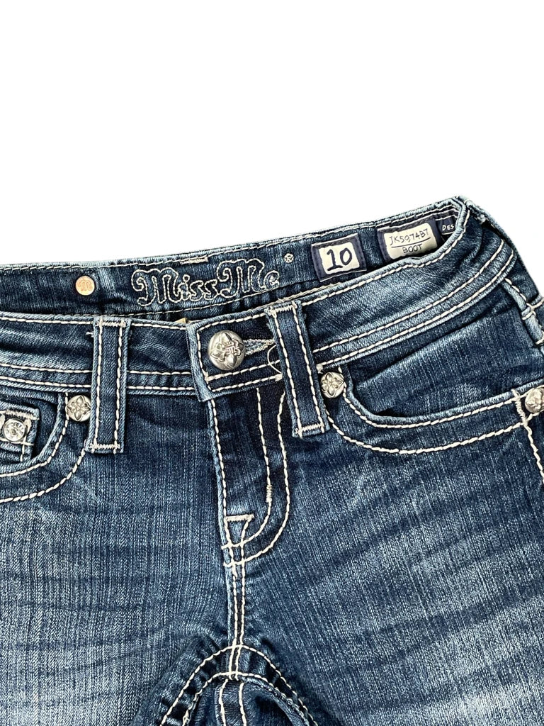 Miss Me Embellished Pocket Denim Hotpants (M)
