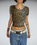 Leopard print top
