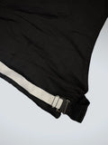Chic Black Halter Tailored Vest (M)