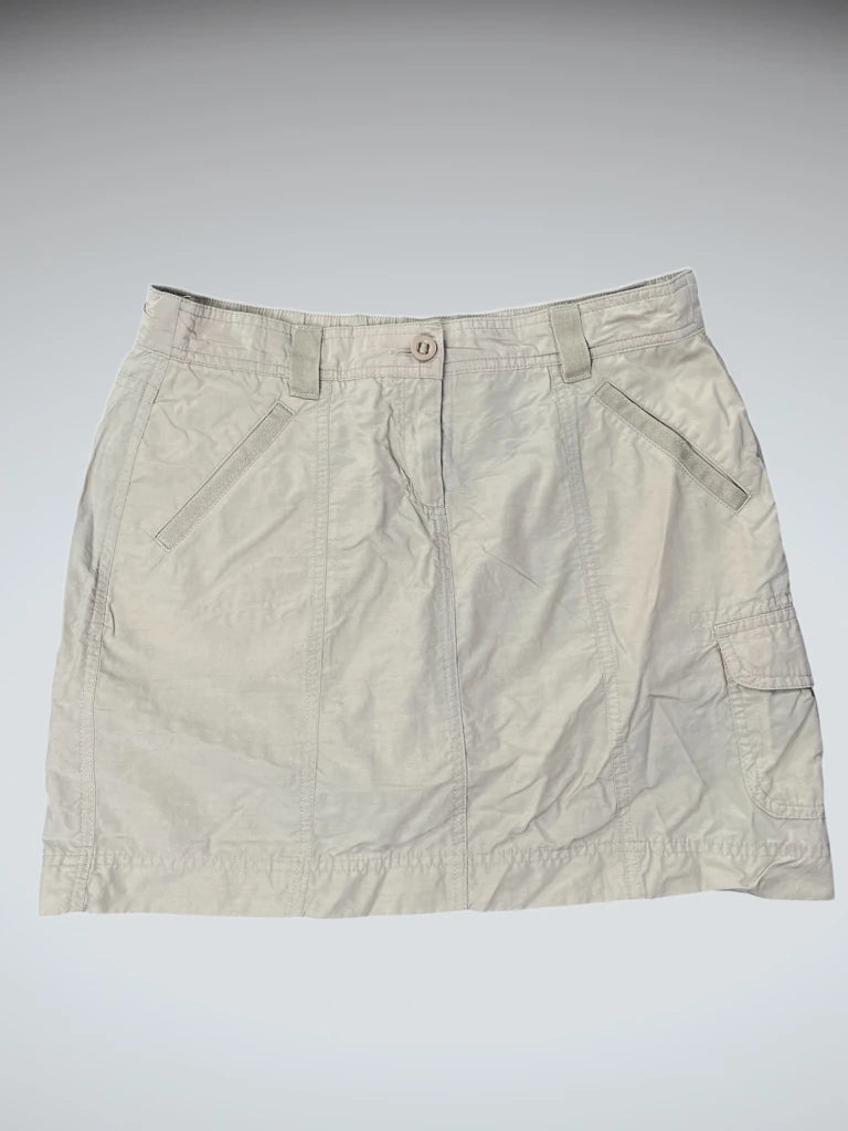 Lands’ End Beige Chino Skirt (L)