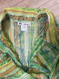 Green blouse