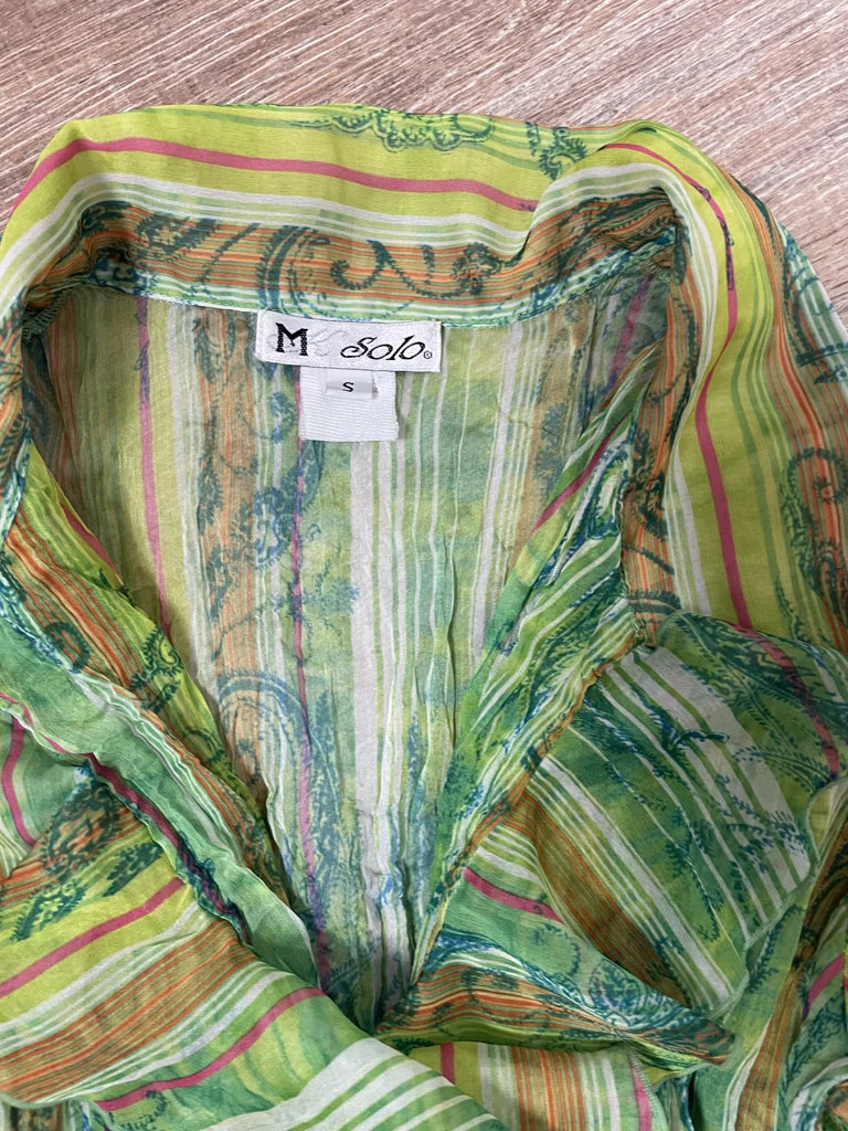 Green blouse