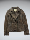 Wilsons Brown Genuine Leather Jacket (S)