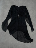 long sleeve top with charms