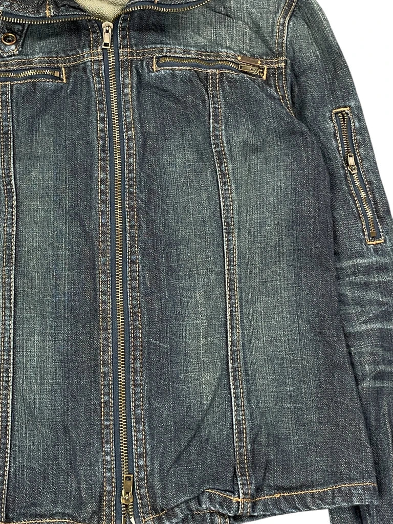 Billabong Biker Style Denim Jacket (M)