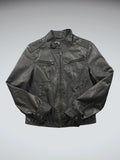 Just Jeans Black Vintage Leather Jacket (M)