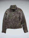 Le Tempe de Paris Washed Brown Grey Jacket (XS)
