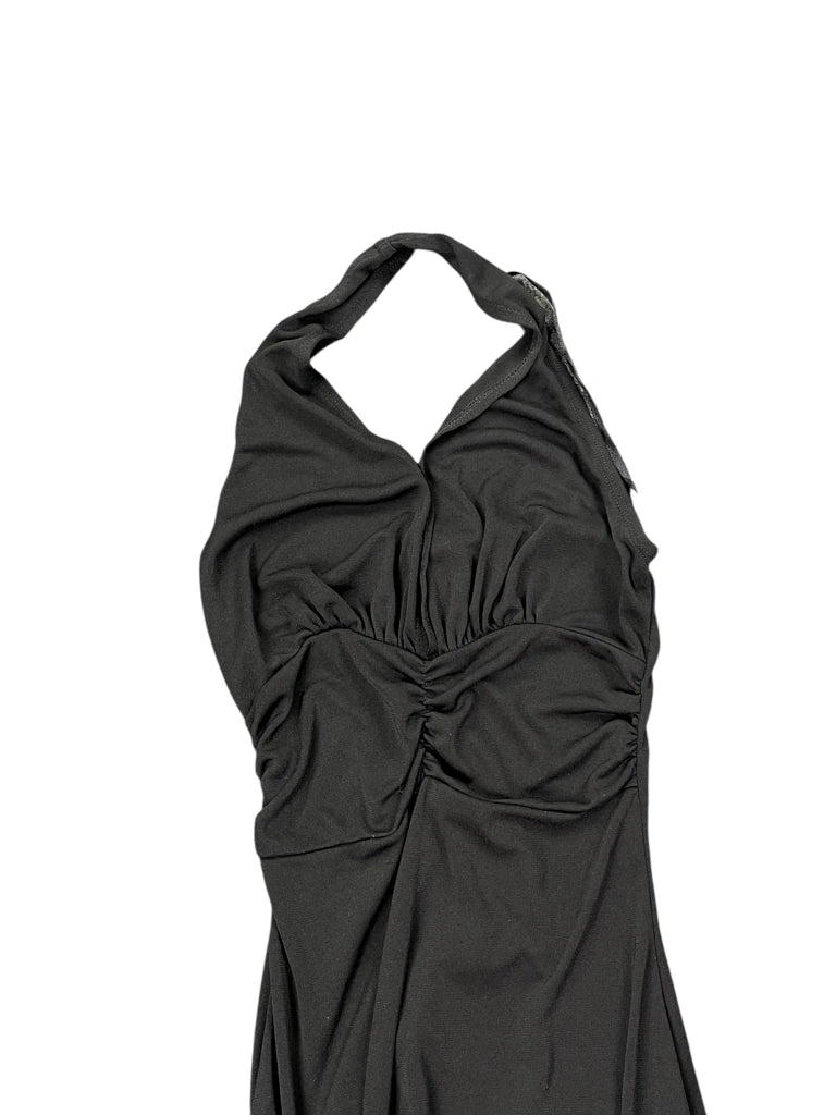 Rampage Black Halter Dress Top (S)