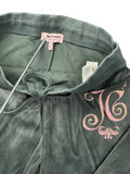 Juicy Couture Green Velour Pants (S)