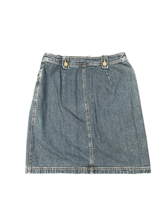 Zipper Pocket Denim Skirt (M)
