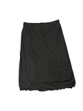 QQ Fashion Embroidered Black Skirt (S)