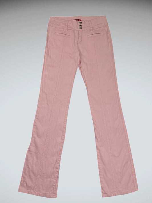 BeBop Pink Slim-Fit Pants (XS)