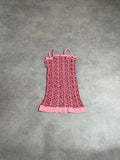 bubble gum pink top (M)