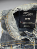 Silver Jeans Classic Blue Denim Vest Women (M)