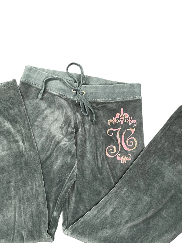 Juicy Couture Green Velour Pants (S)