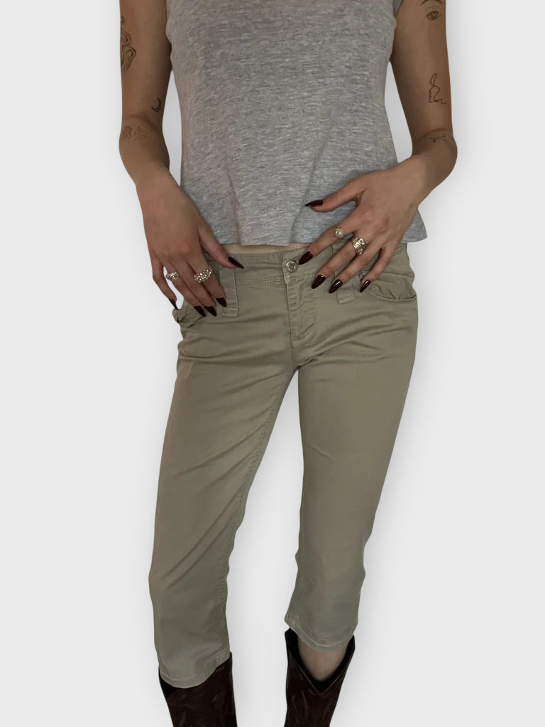 Beige 3/4 Pants (S)