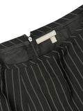 Monochrome Check & Stripe Mini Skirt (M)