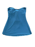 Black one-shoulder rhinestone detail top (S)